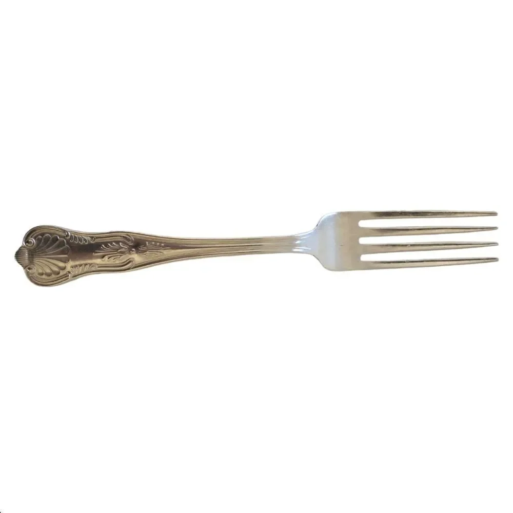 International Silver Co Dinner Fork Kings Pattern Silver Plate Flatware Single.‎